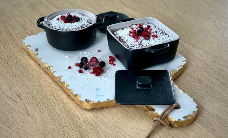 Fit pudding z wiśniami | DietPro
